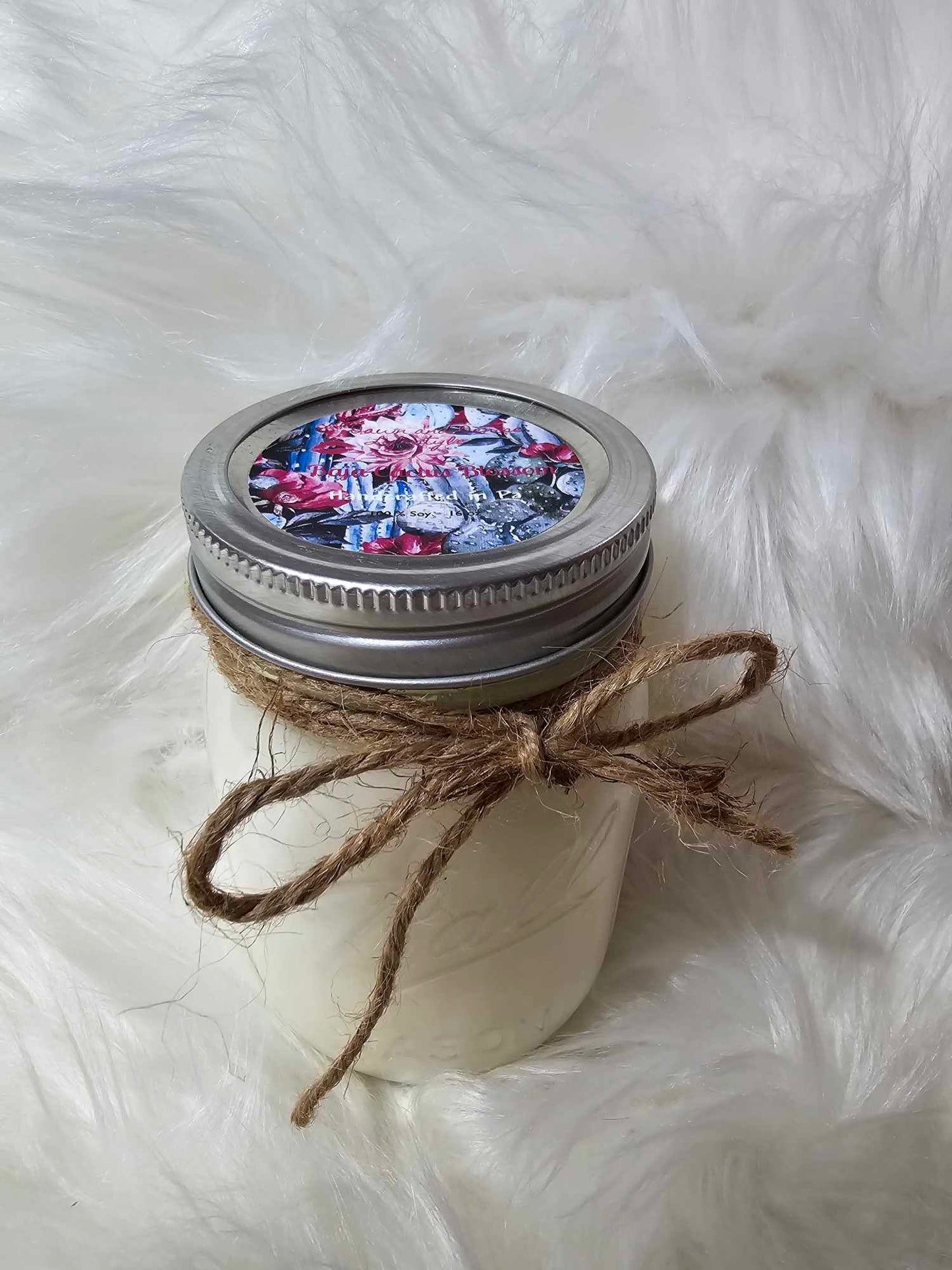 Handmade Candle 16oz-Baja Cactus Bloom