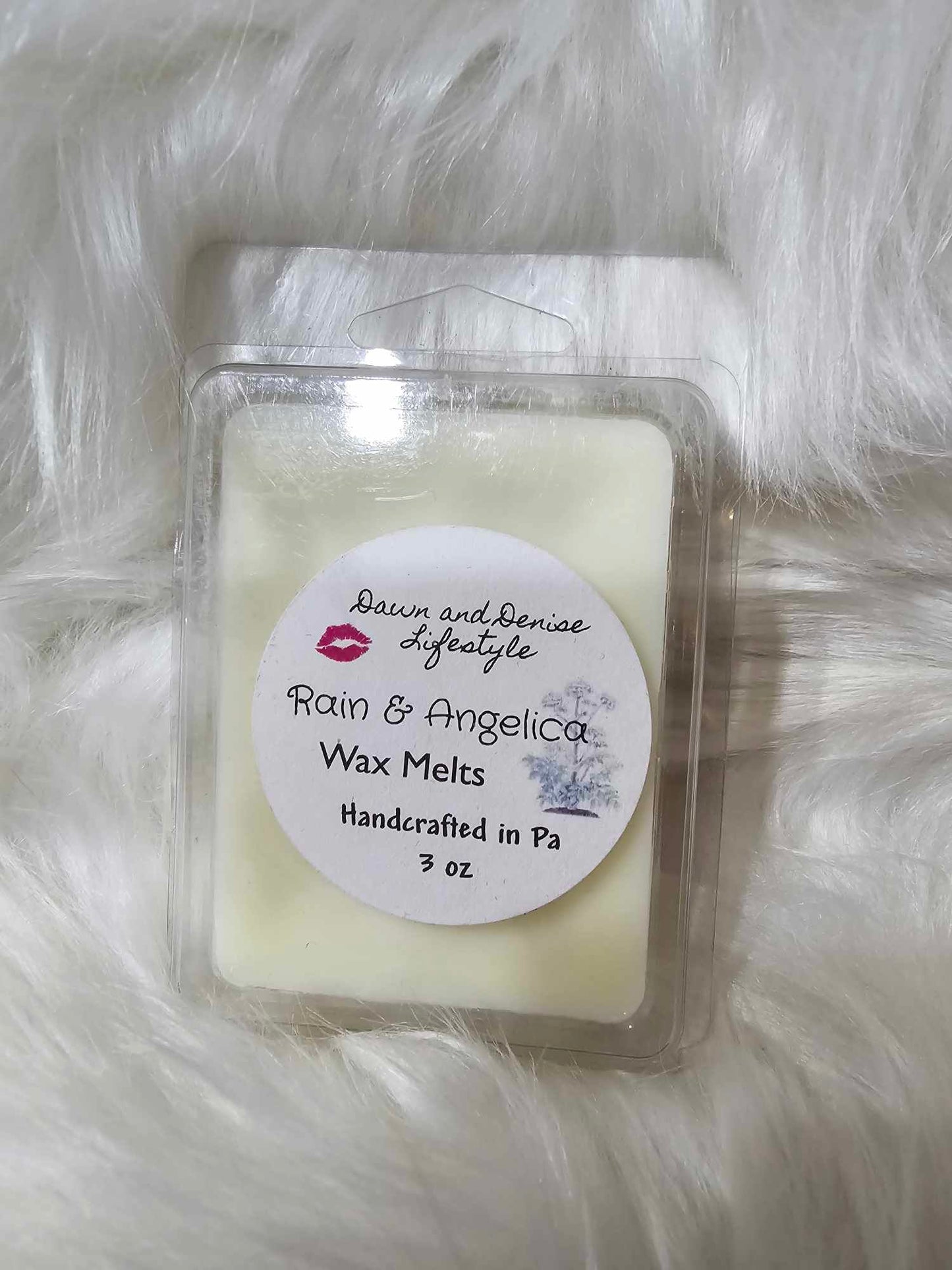 Handmade Wax Melt-Rain and Angelica