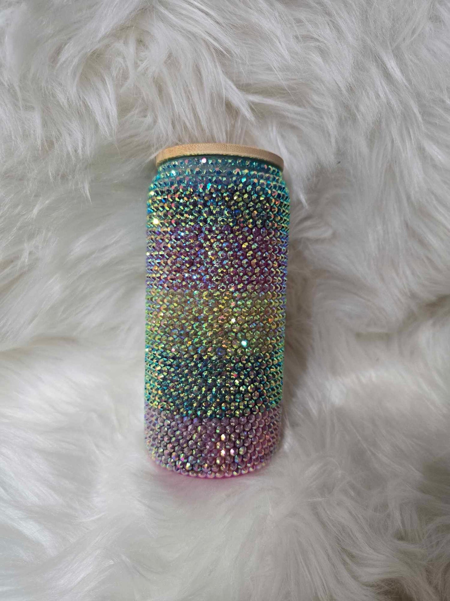 Rainbow Bling Tumbler
