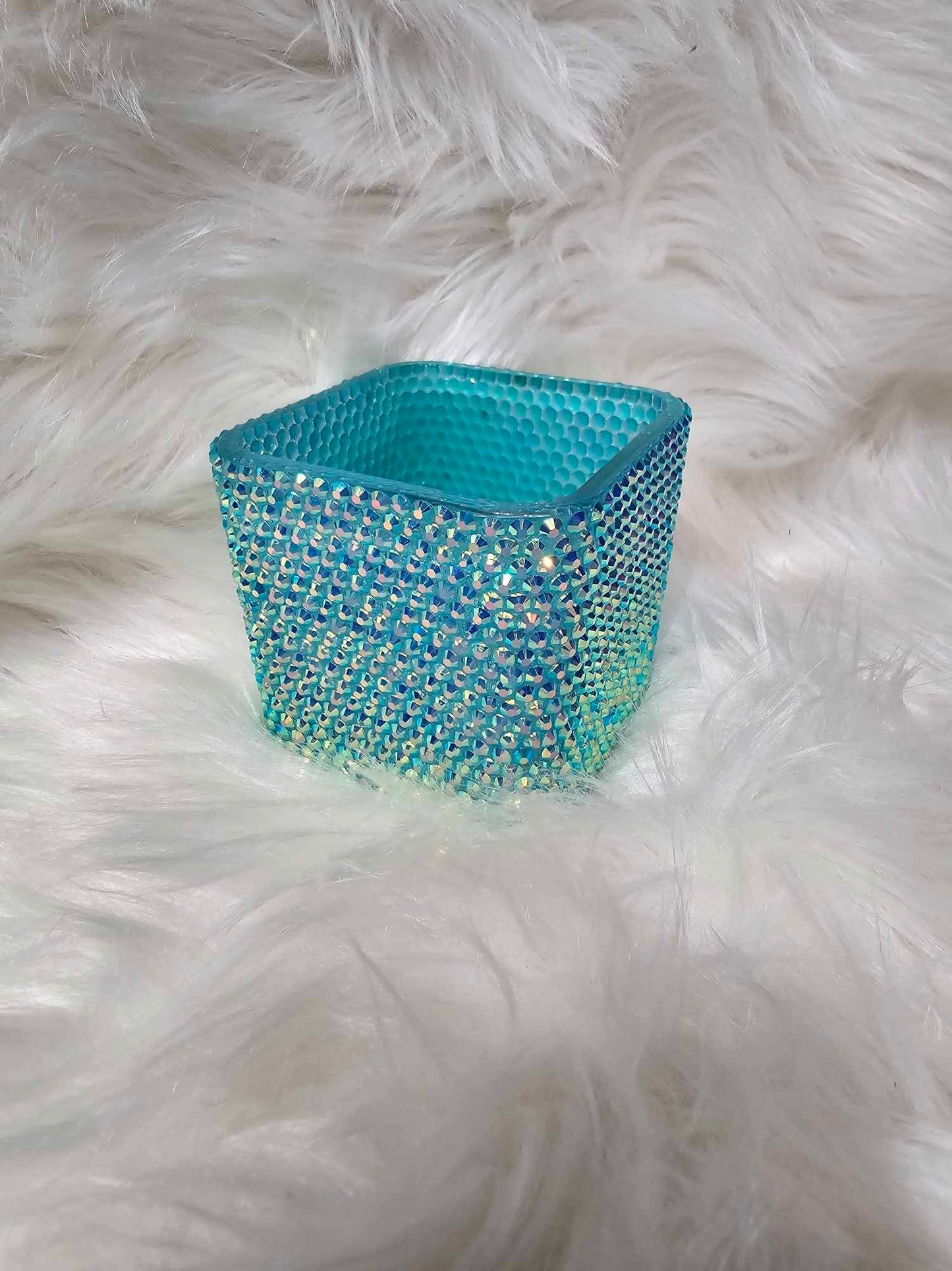 Glass Bling Trinket Holder
