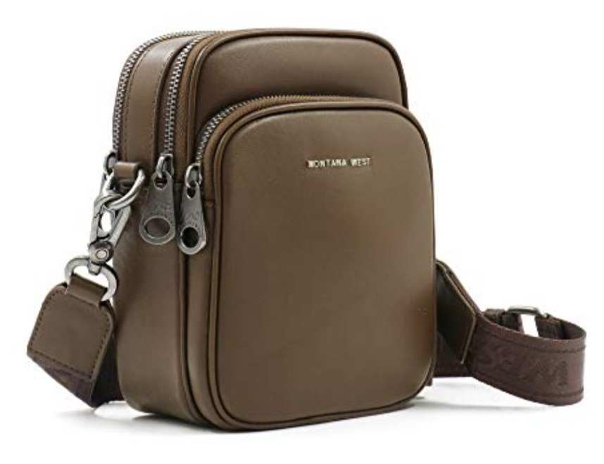 Montana West Genuine Leather Shoulder/Crossbody Bag
