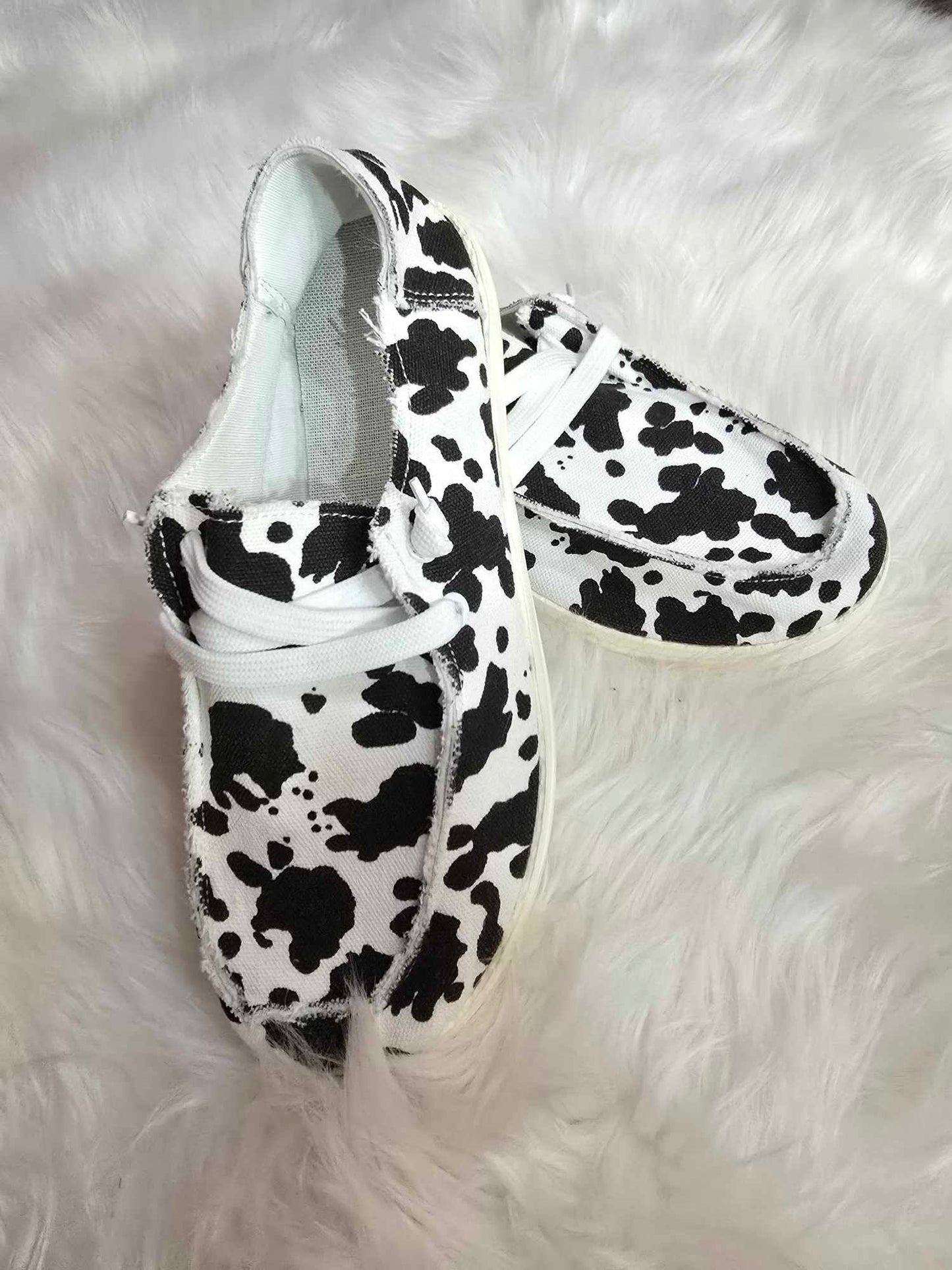 Cow Print Canvas Shoe