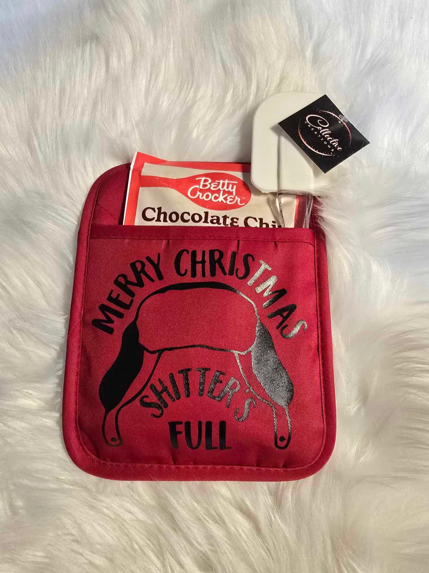 Holiday Oven Mitt-Merry Christmas