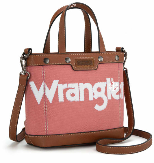 Wrangler Canvas Mini Top Handle Tote//Crossbody