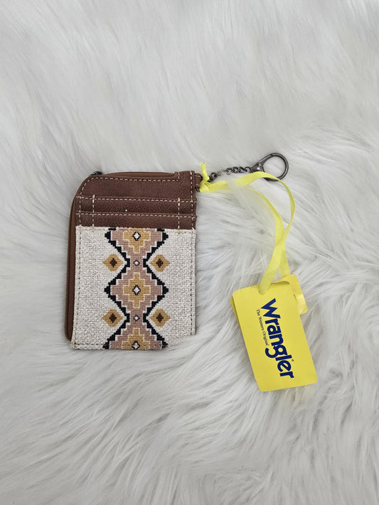 Wrangler Southwestern Art Print Mini Zip Card Case