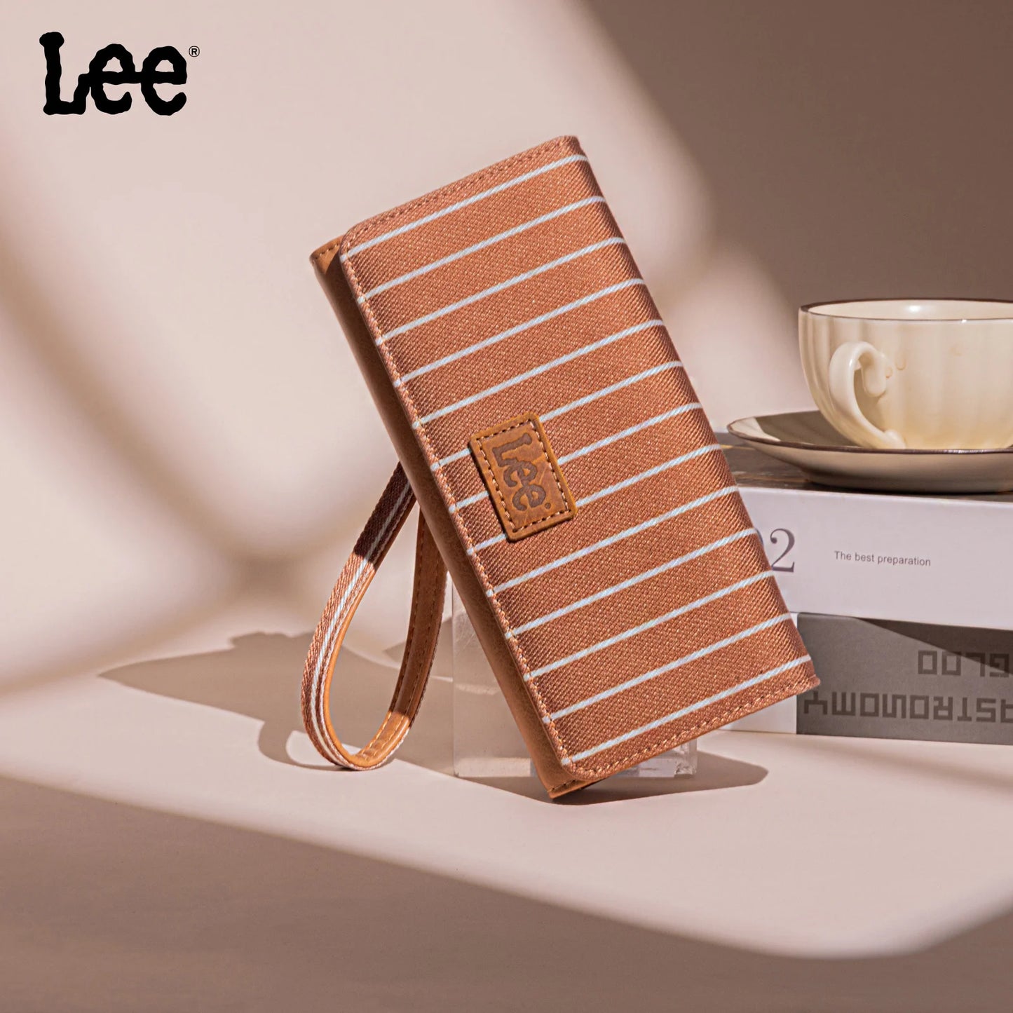 Lee Striped Collection Trifold Wallet/Wristlet