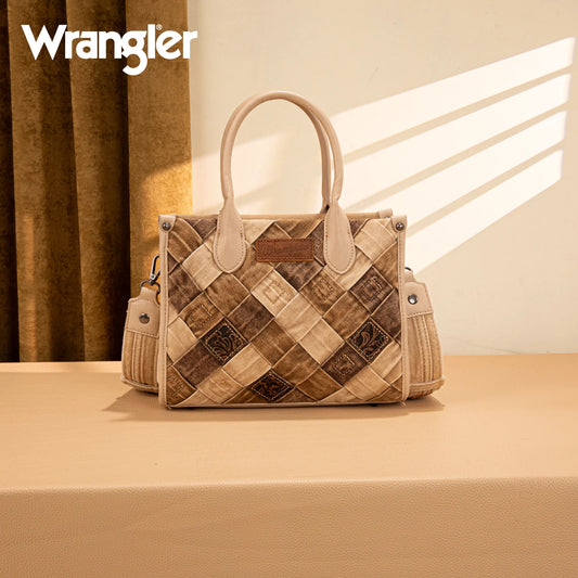Wrangler Woven Denim Concealed Carry Tote/Crossbody