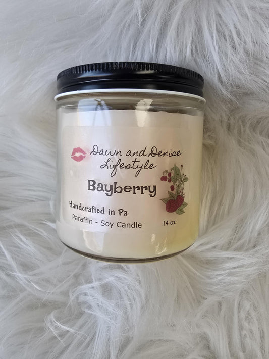 Handmade Candle 16oz-Bayberry