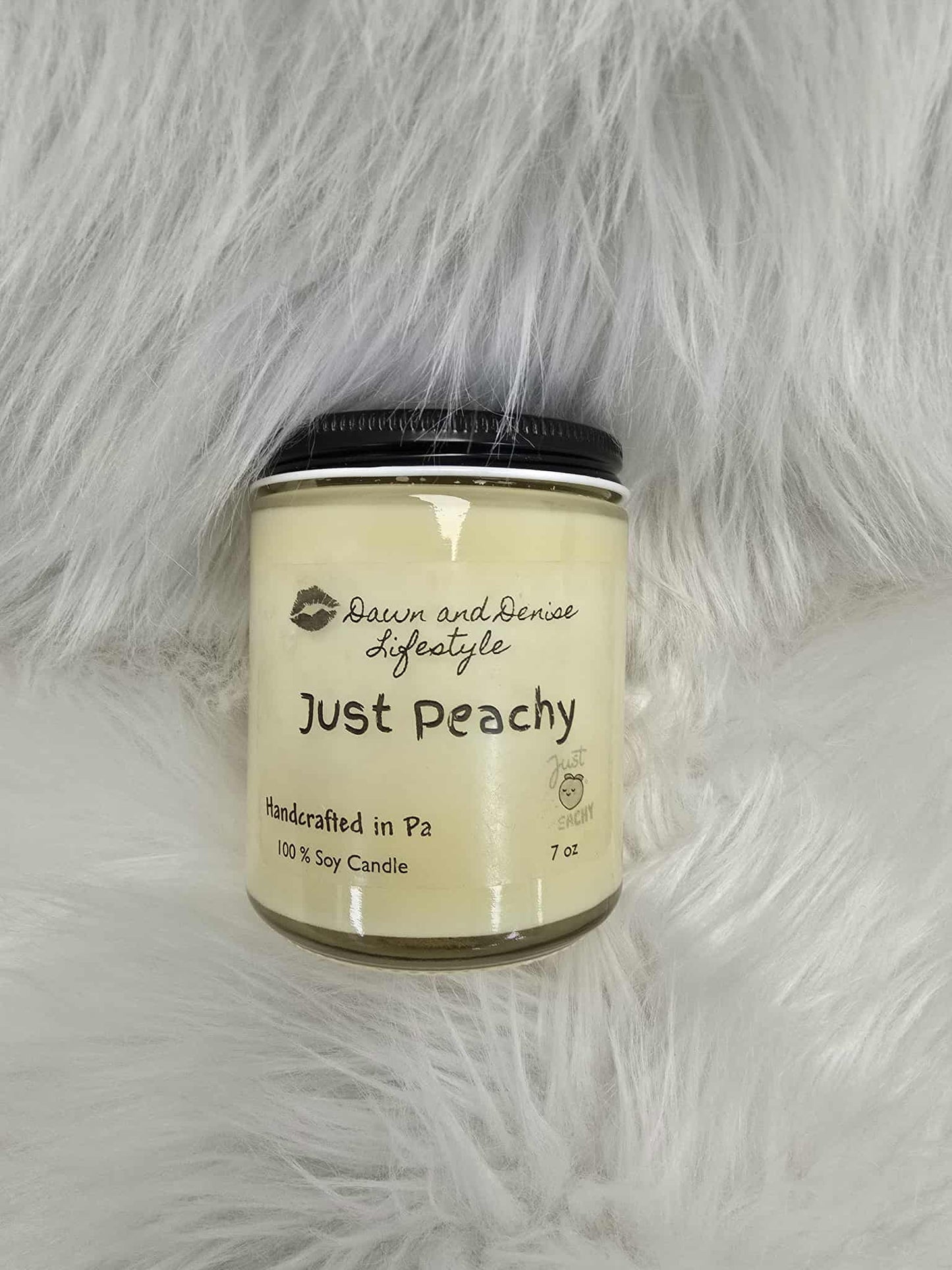 Handmade Candle 8oz-Just Peachy