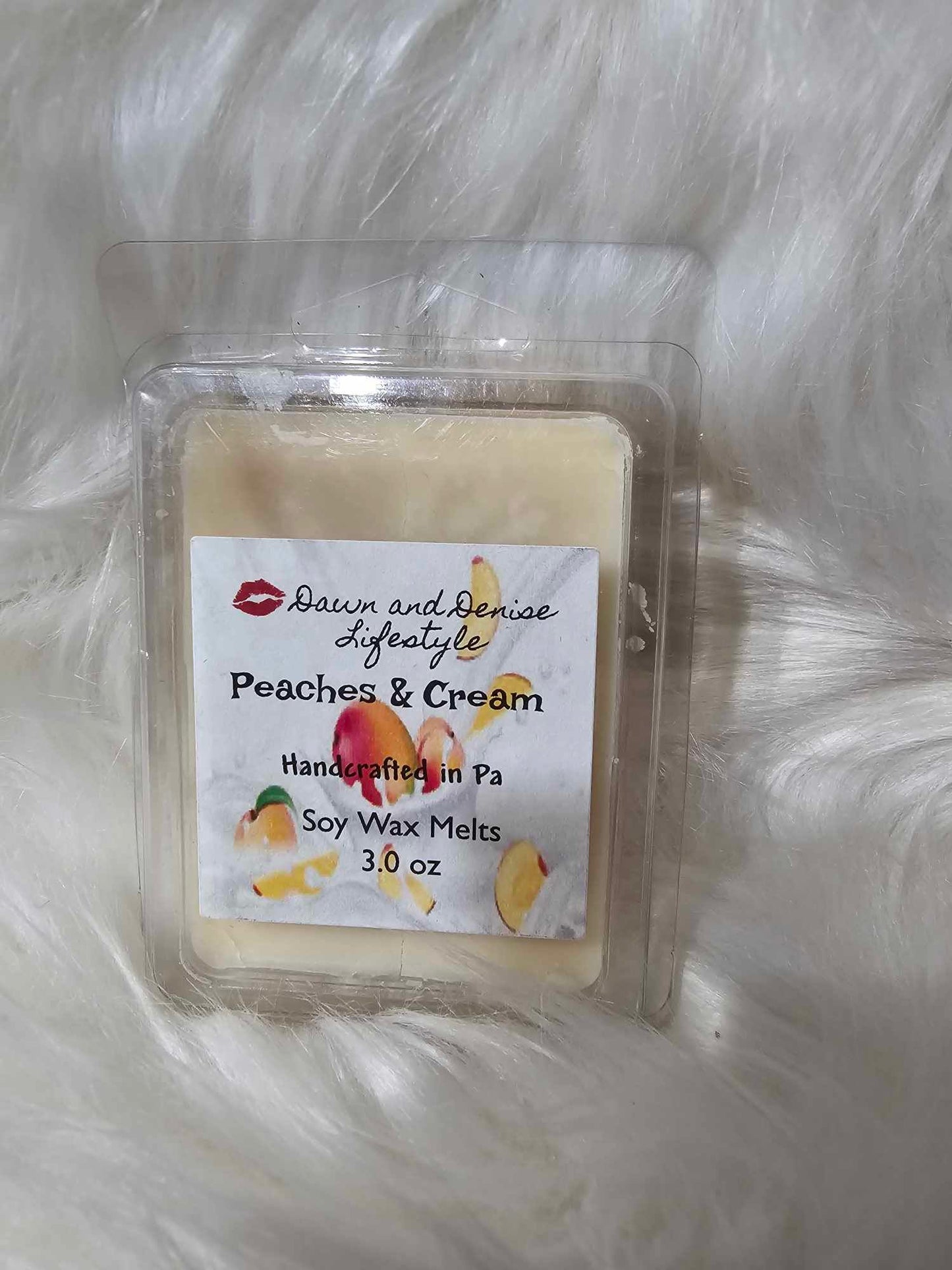 Handmade Wax Melt-Peaches and Cream