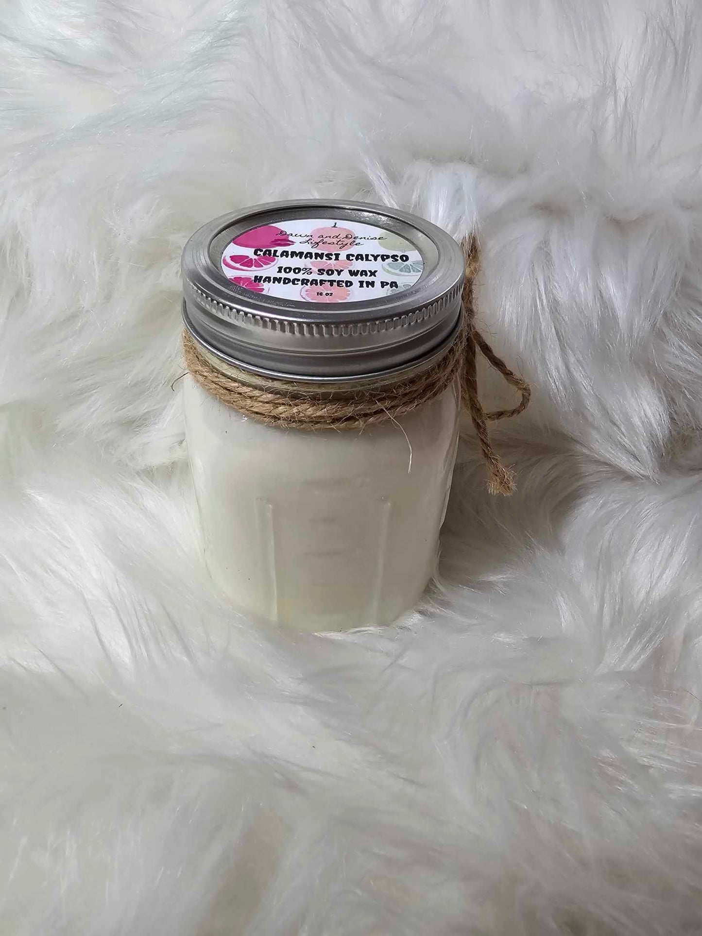 Handmade Candle 16oz-Calamsi Calypso