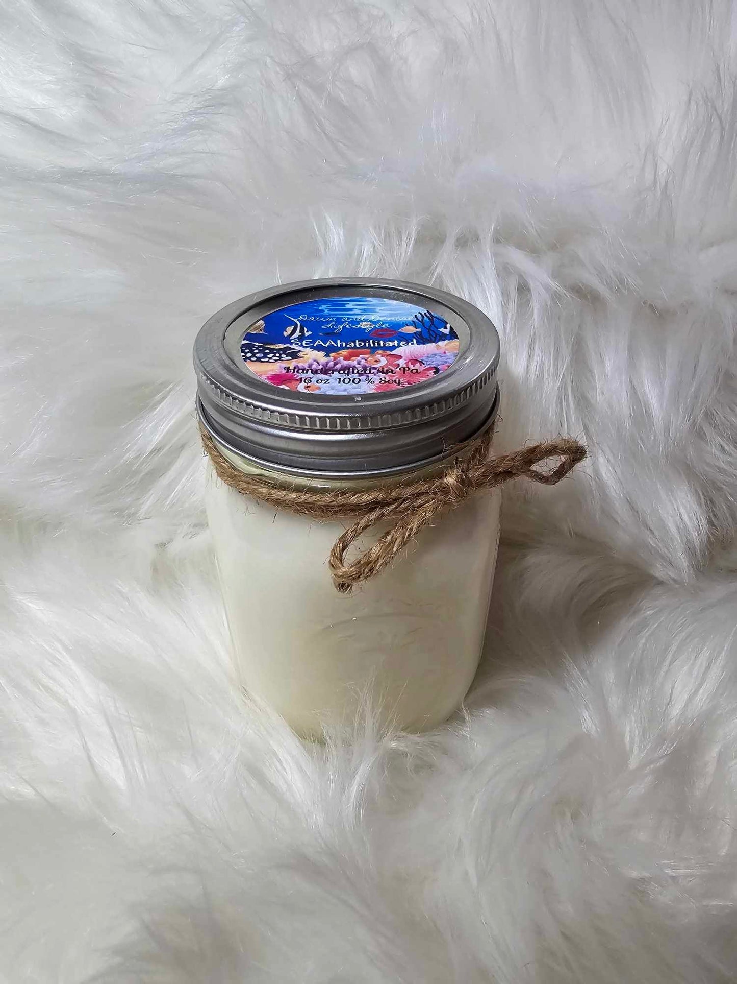 Handmade Candle 16oz-SEAhabilitated