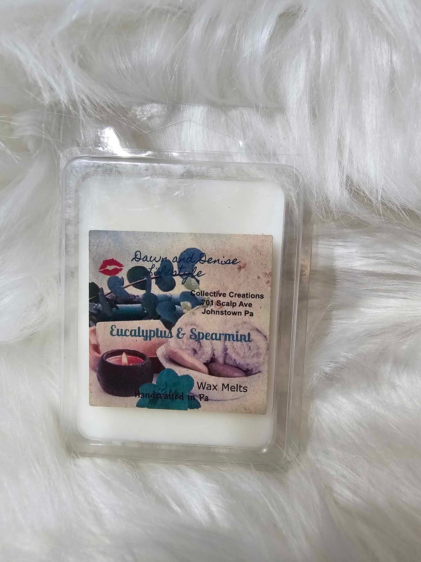 Handmade Wax Melt-Eucalyptus and Spearmint