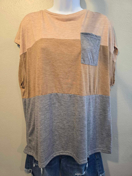 Multicolor Pocket T