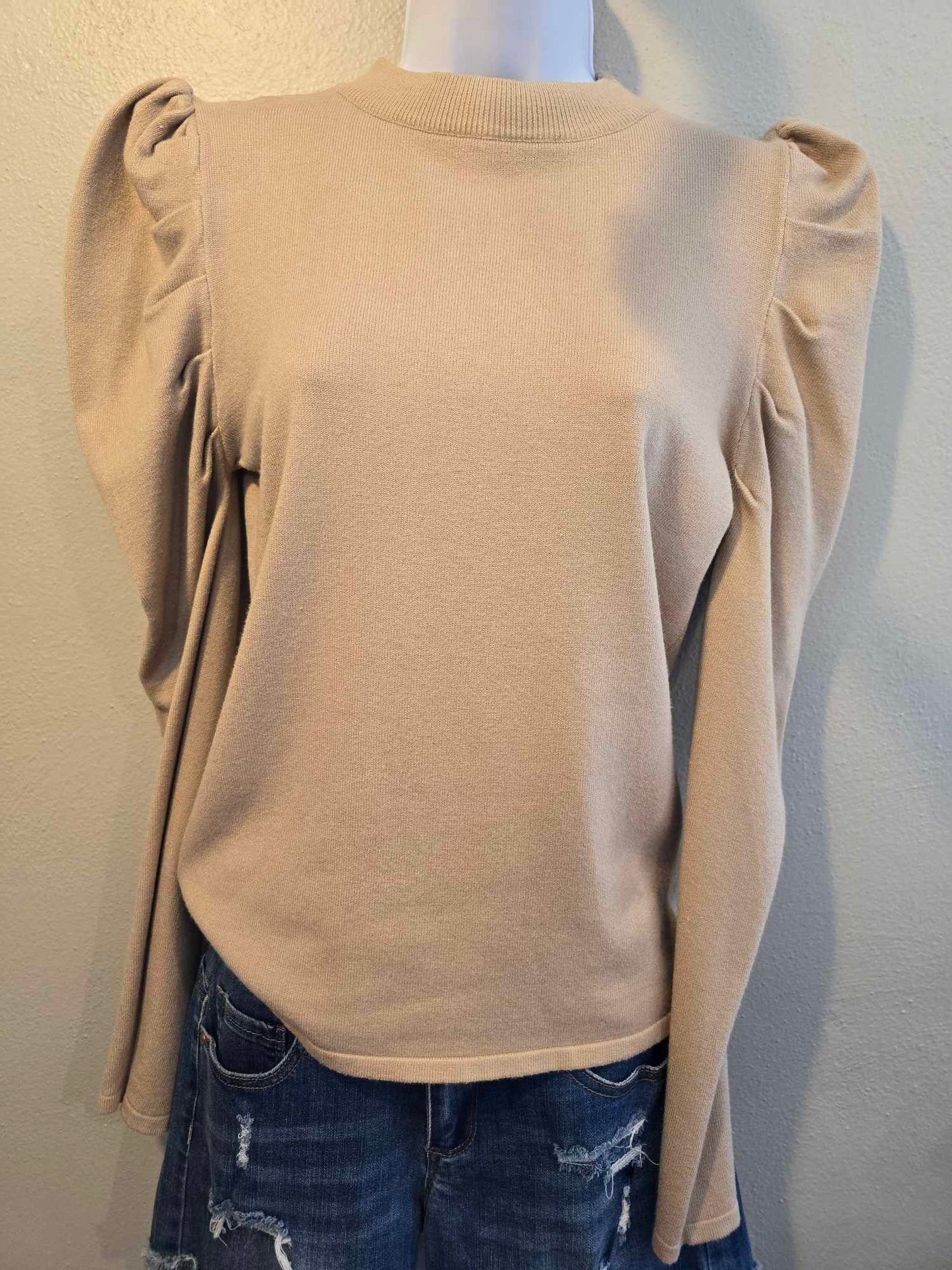 Puffy Sleeve Sweater