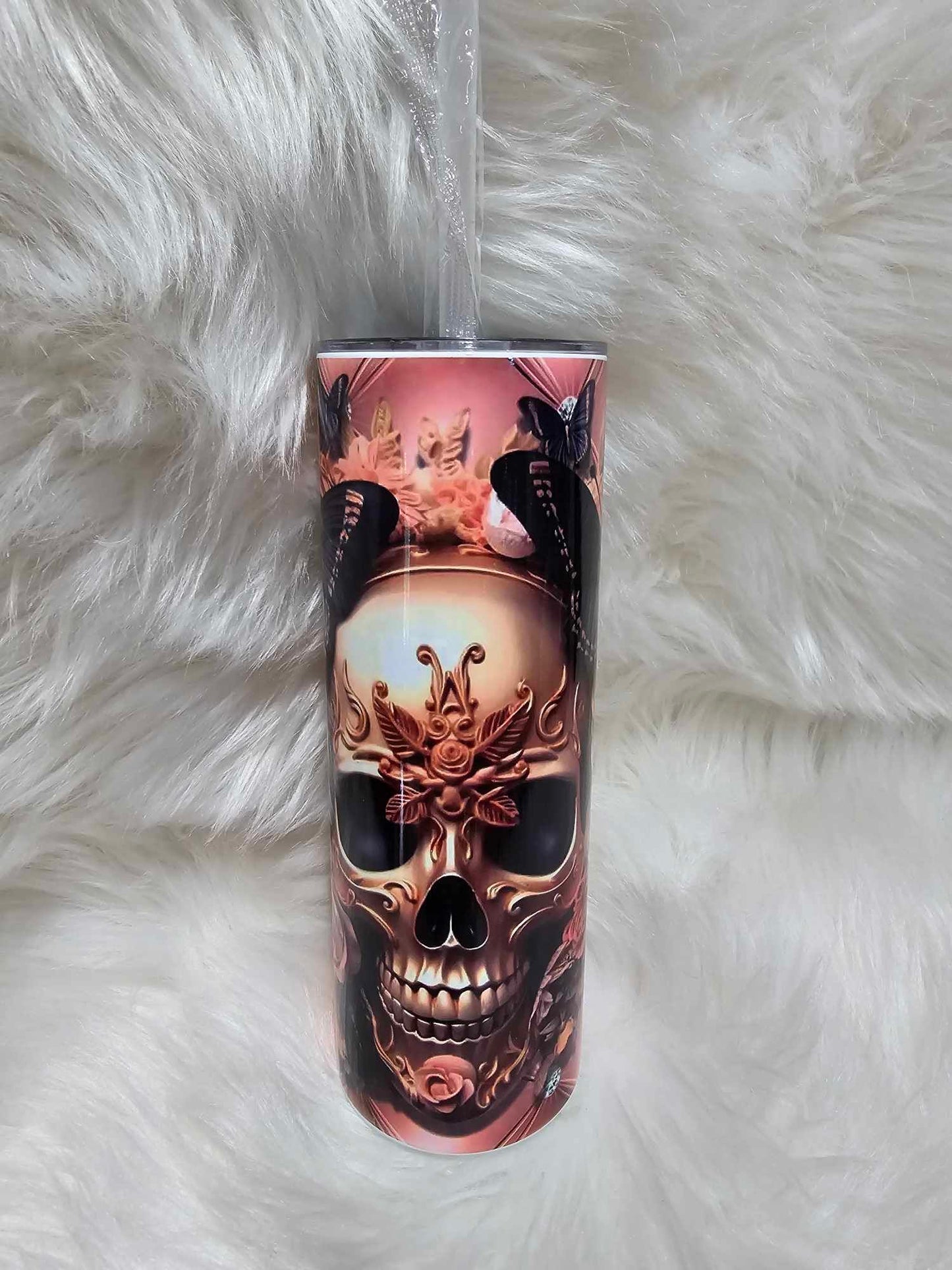 20oz Tumbler-Skull