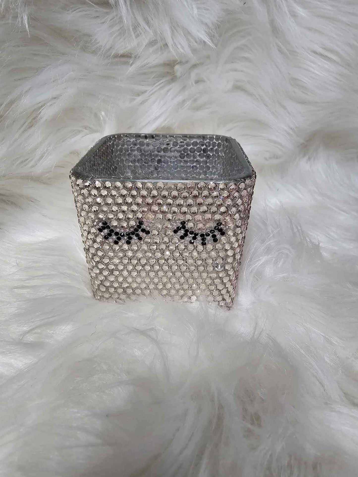 Glass Bling Trinket Holder