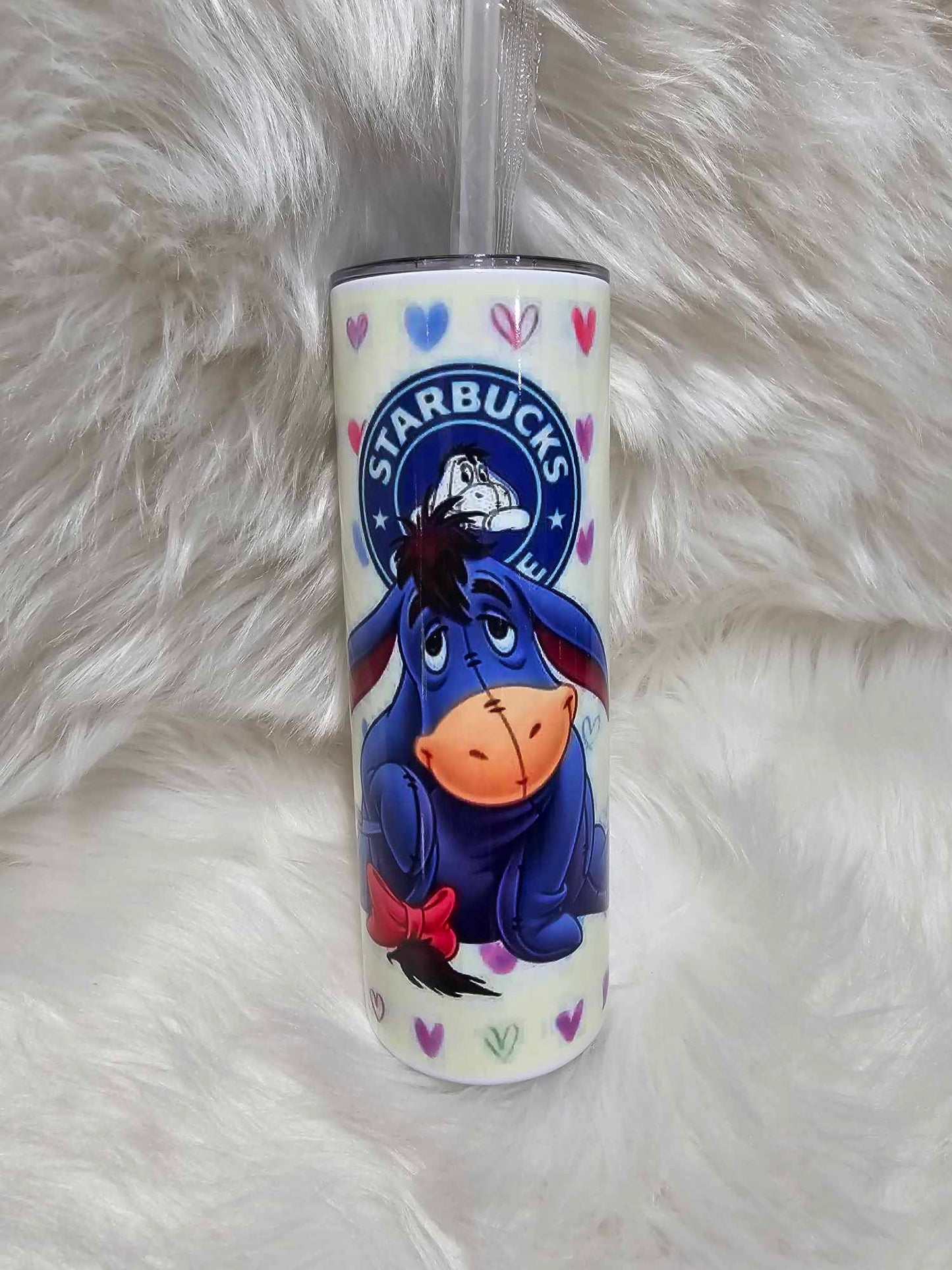 20oz Tumbler-Eeyore Hearts