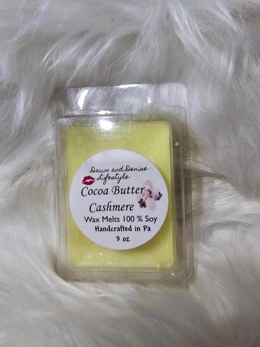 Handmade Wax Melt-Cocoa Butter Cashmere