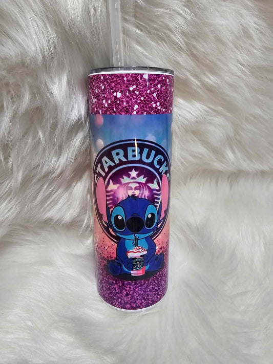 20oz Tumbler-Stitch Glitter