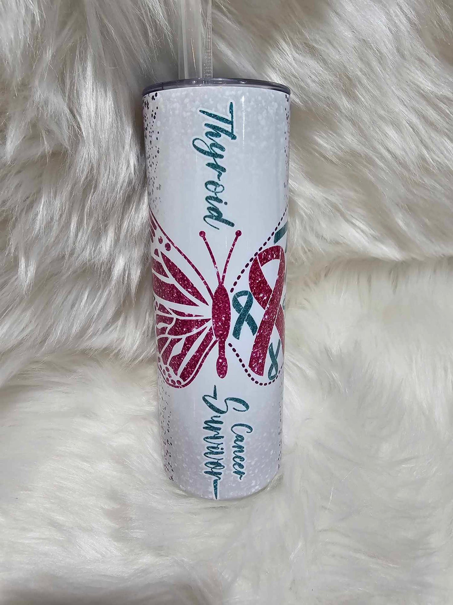 20oz Tumbler-Thyroid Cancer Survivor