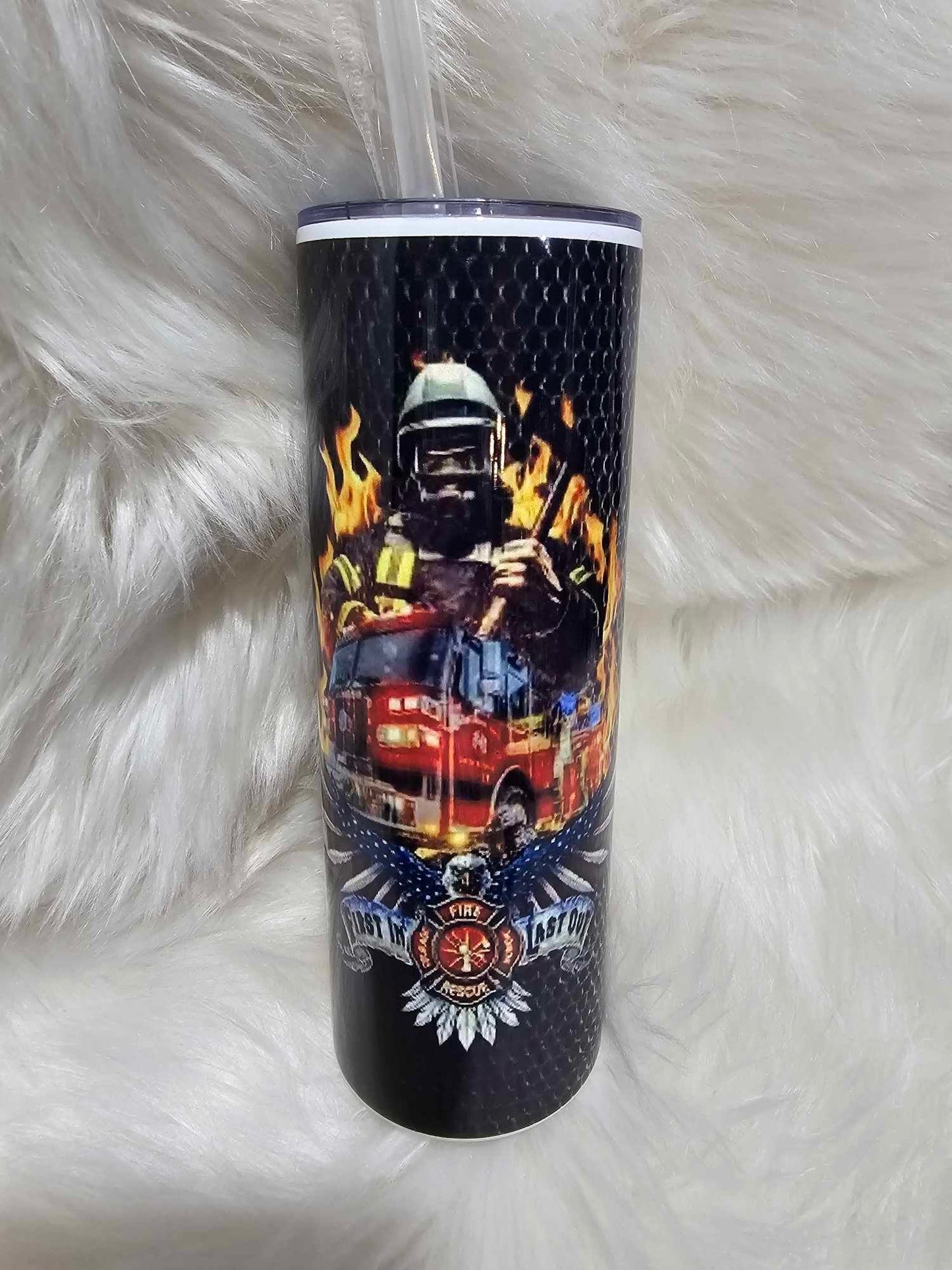 20oz Tumbler-Fire Fighter