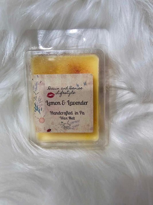 Handmade Wax Melt-Lemon & Lavender