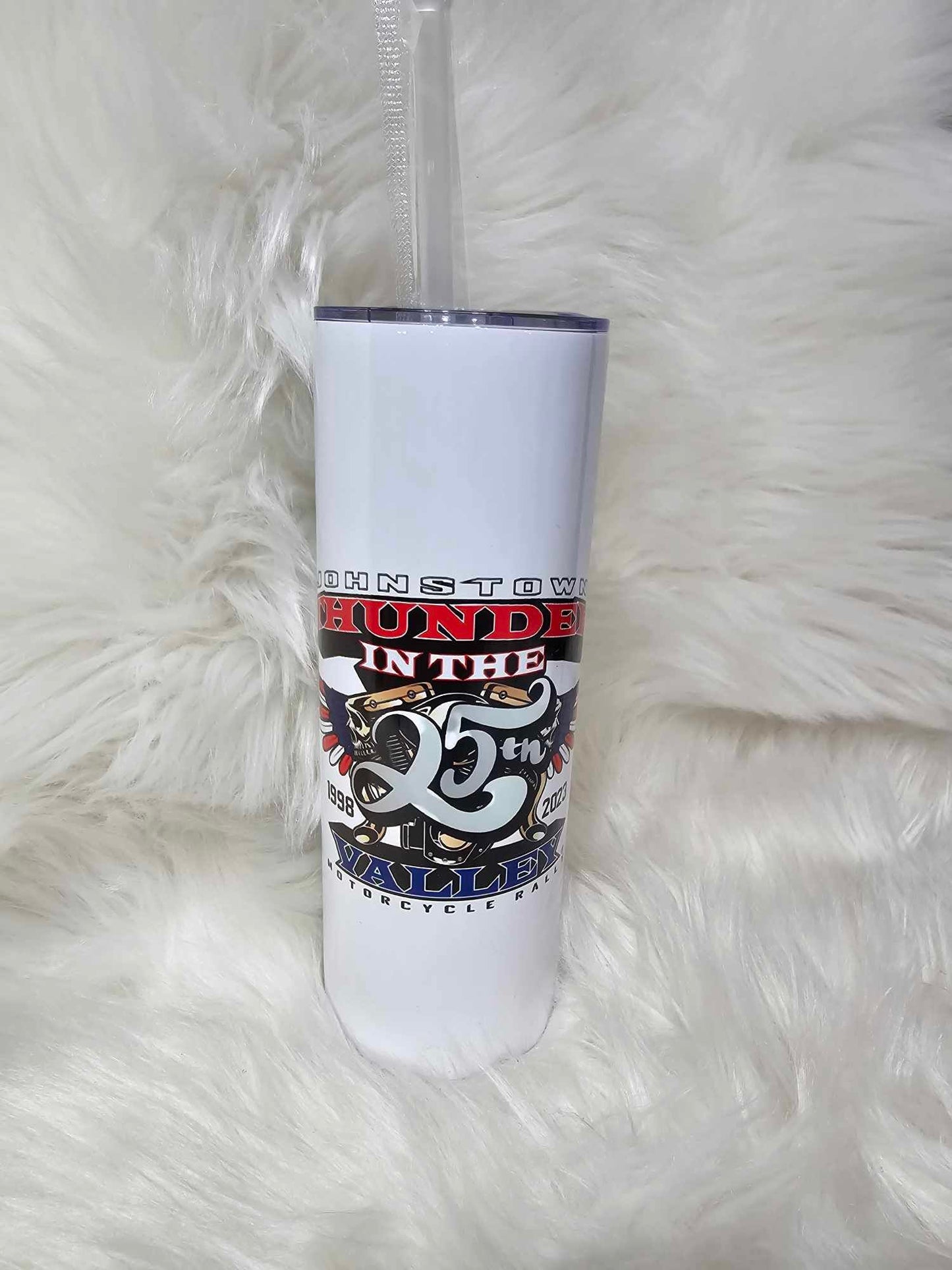 20oz Tumbler Thunder In The Valley 25th Anniversary