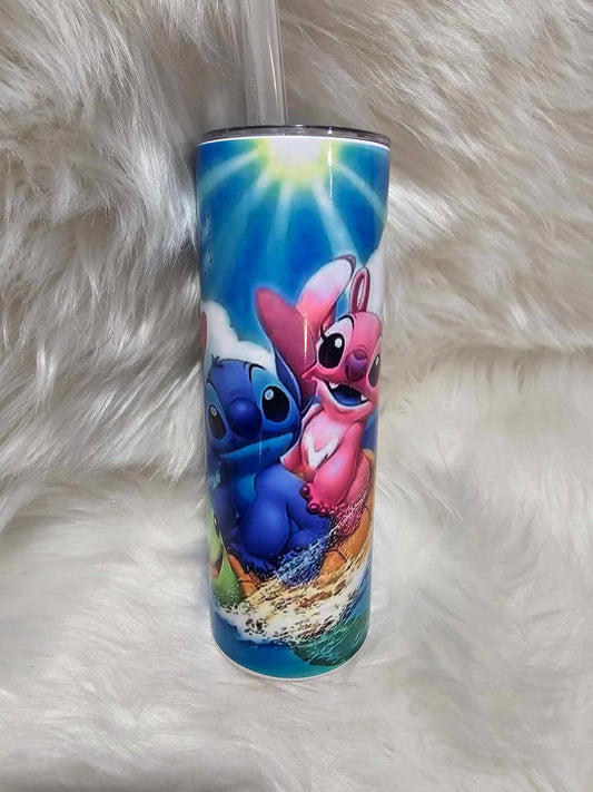 20oz Tumbler-Stitch And Angel