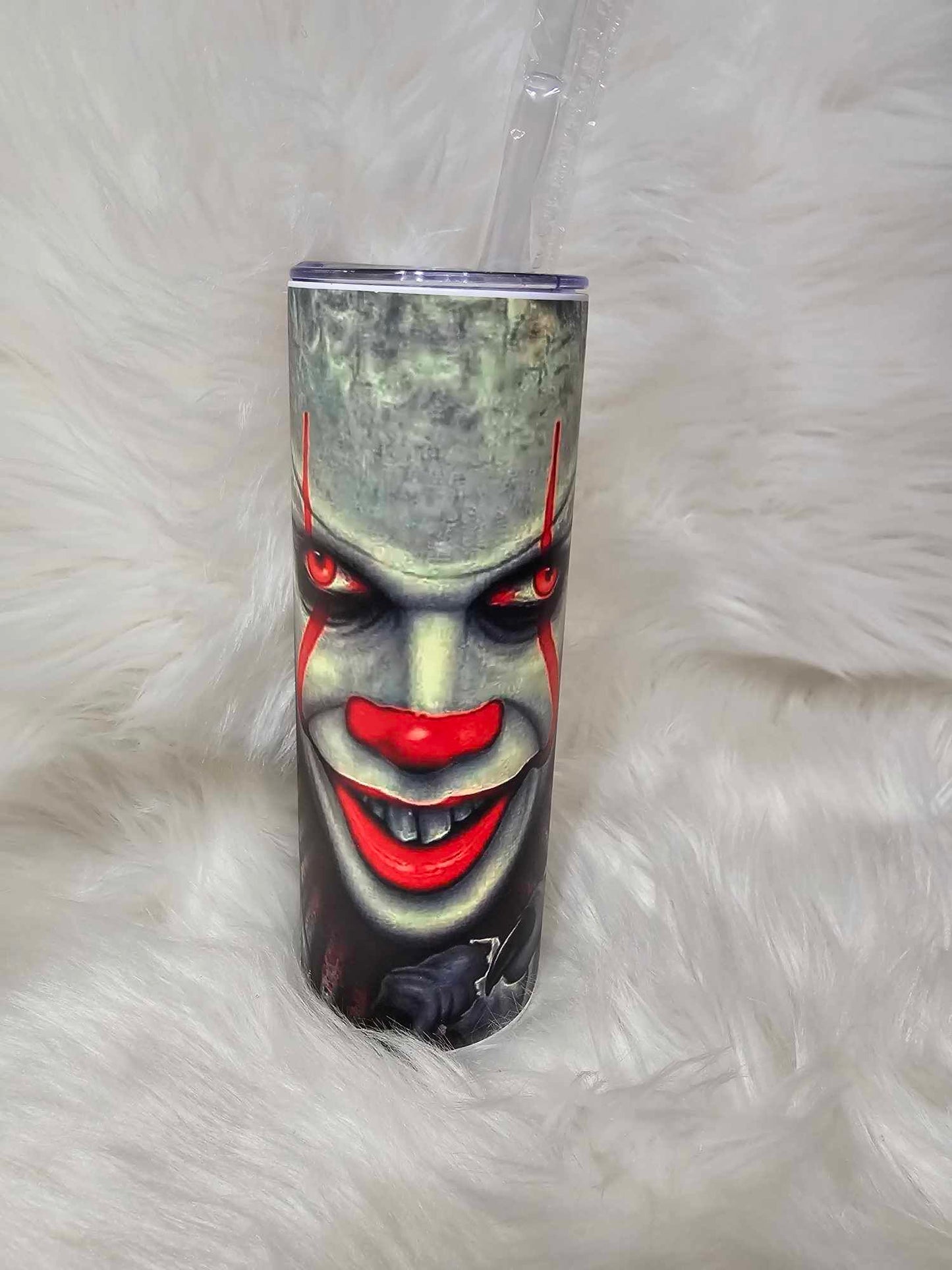 20oz Tumbler Glow In The Dark-Red-It