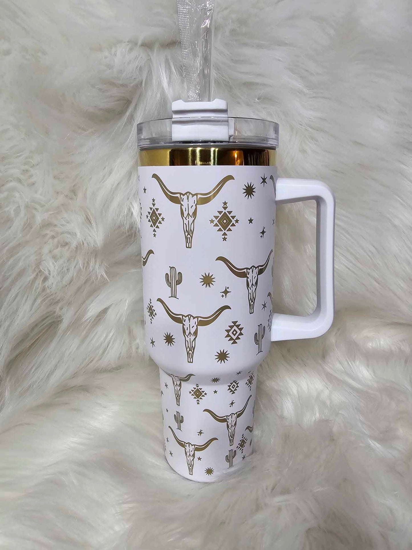 40oz Western Engraved Tumbler