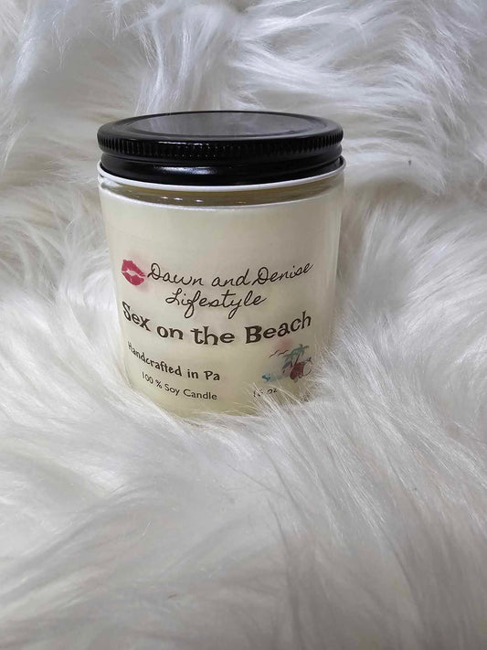 Handmade Candle 8oz-Sex On The Beach