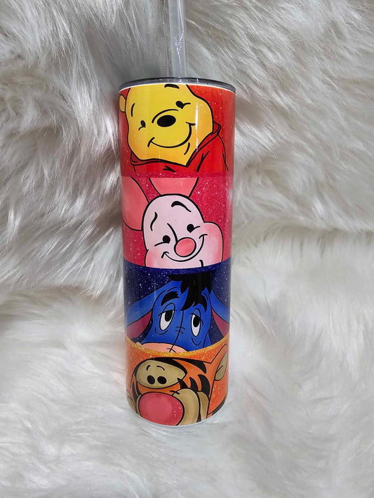 20oz Tumbler-Pooh And Friends