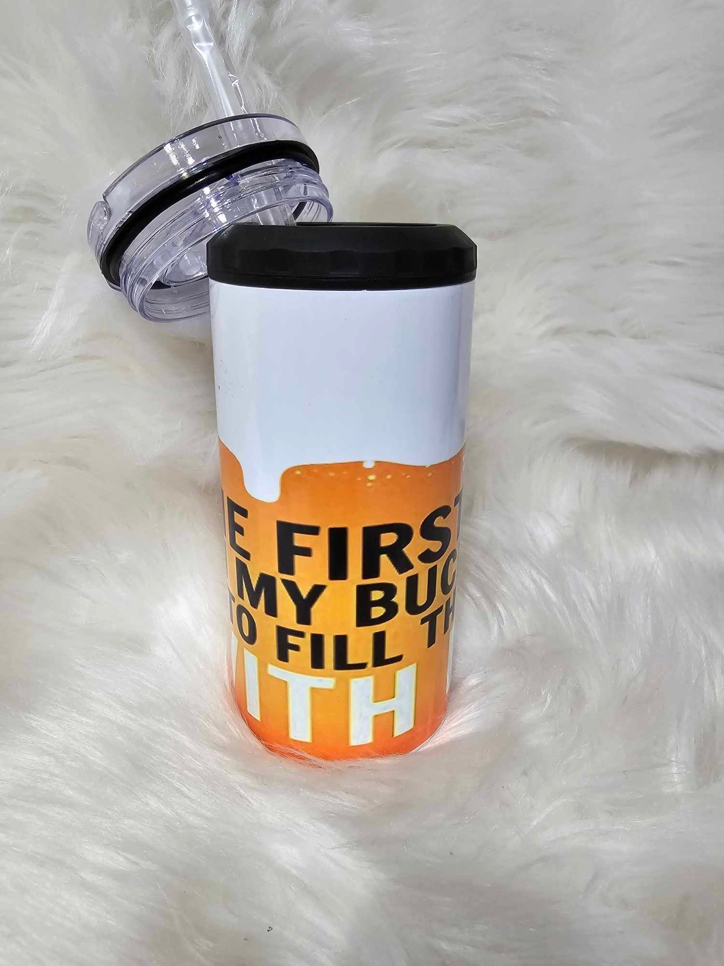 4 In 1 Can Koozie-Fill My Bucket