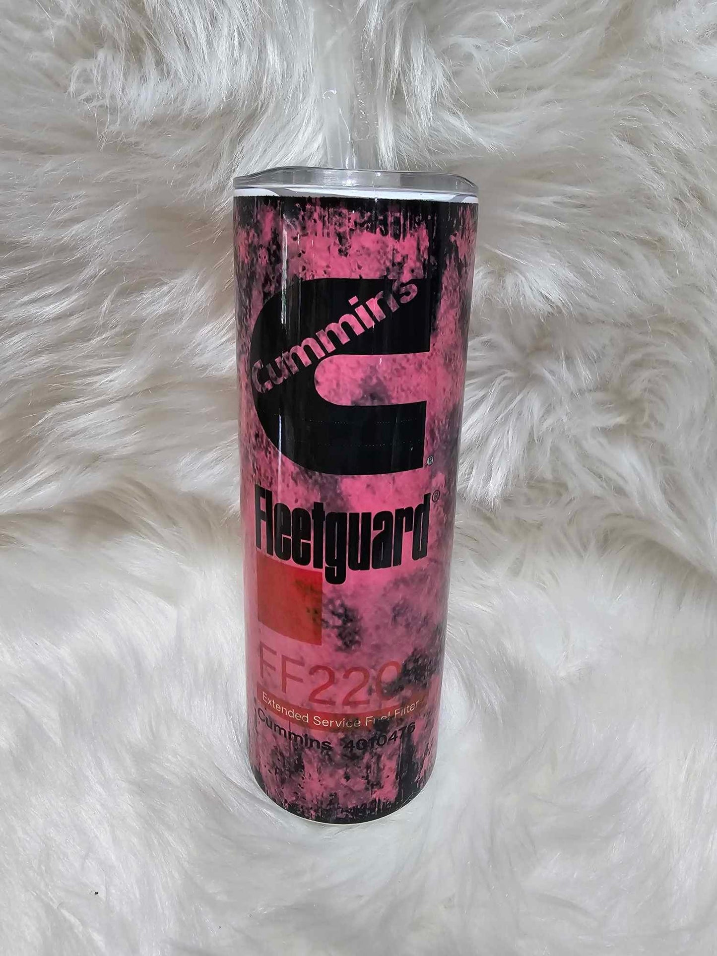 20oz Tumbler-Cummings Pink