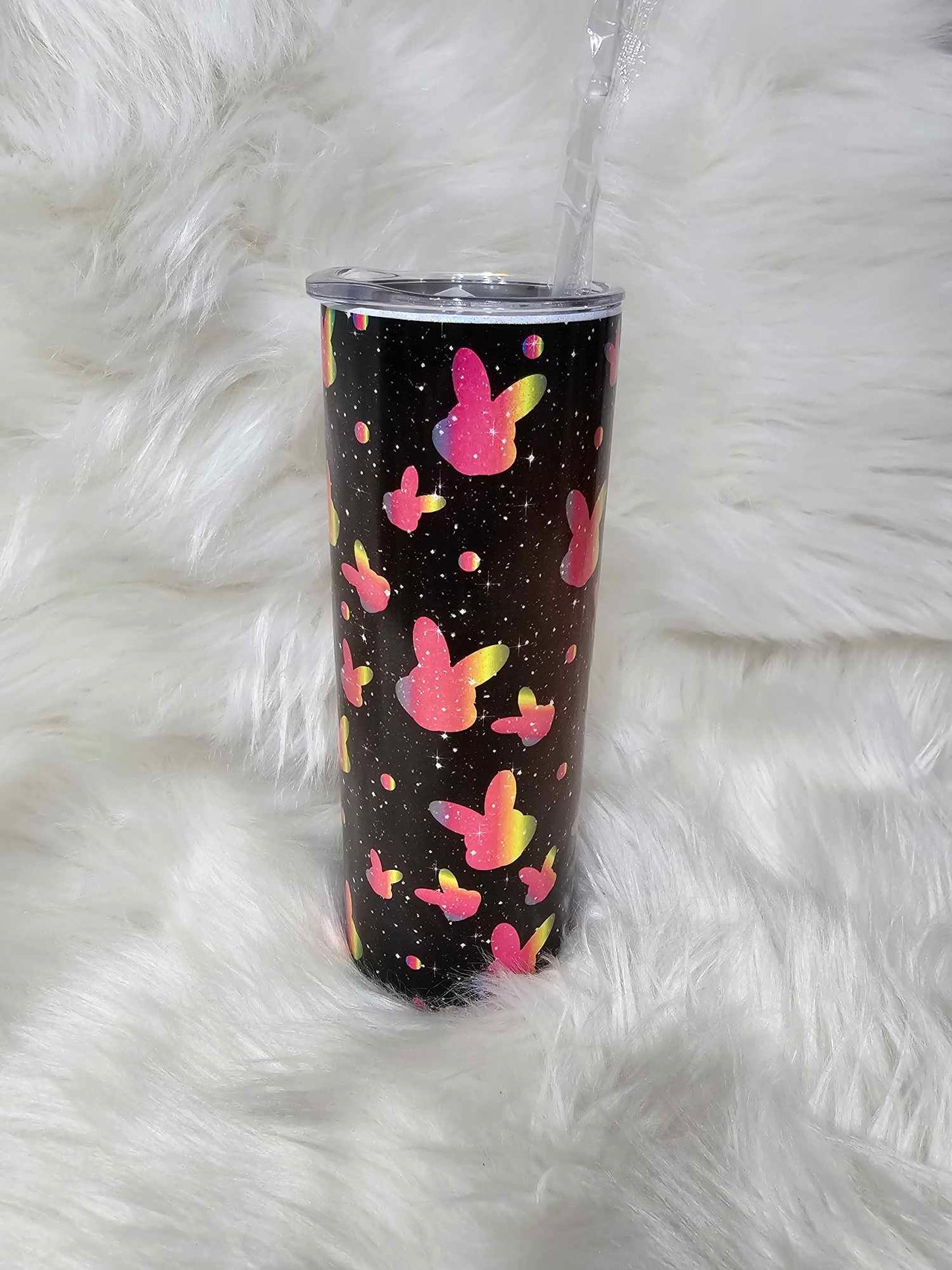 20oz Tumbler Shimmer-Bunnies