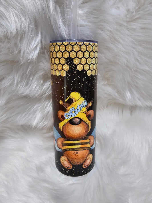 20oz Tumbler-Bear Bees