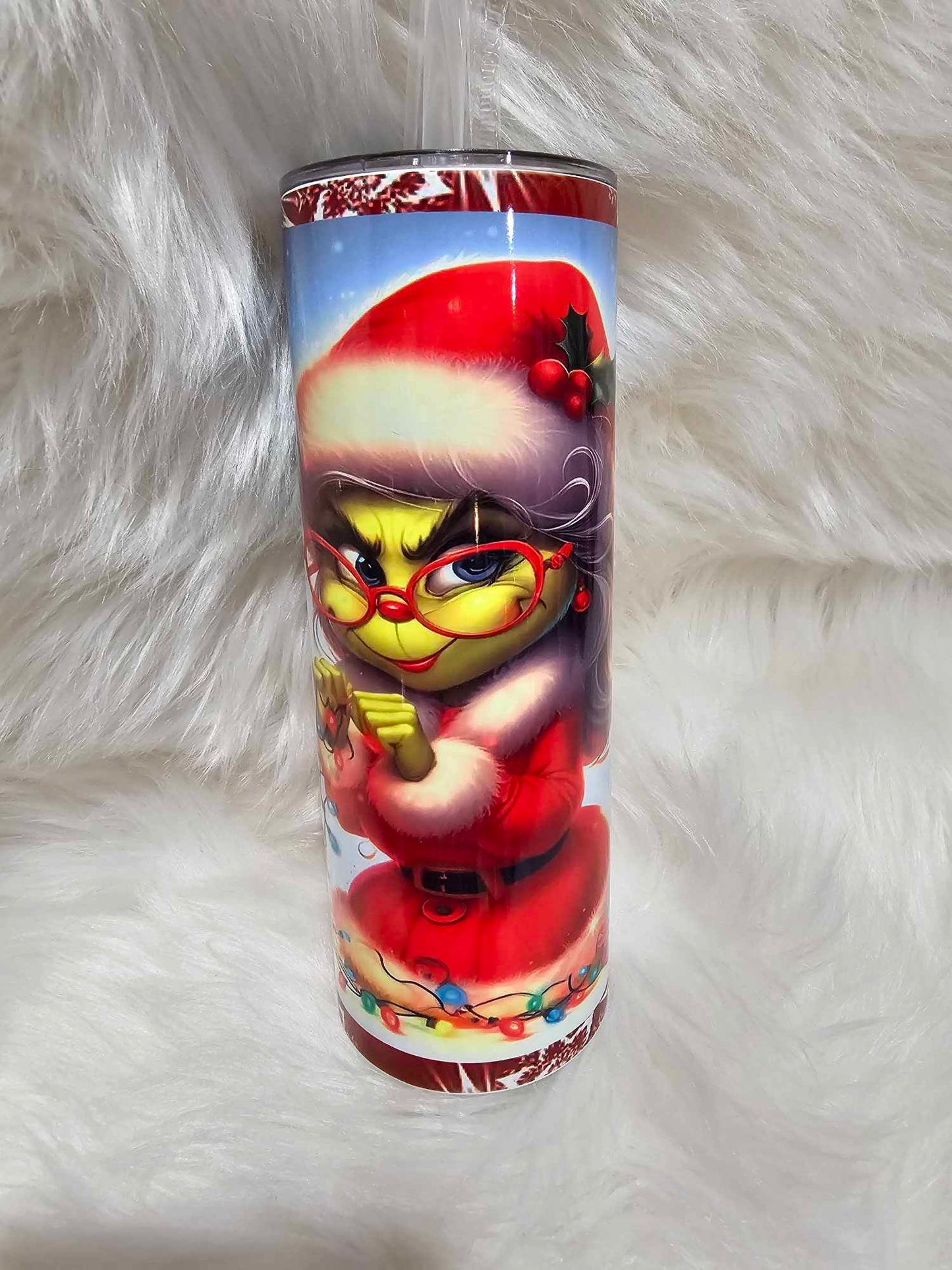 20oz Tumbler-Mrs. Grinch