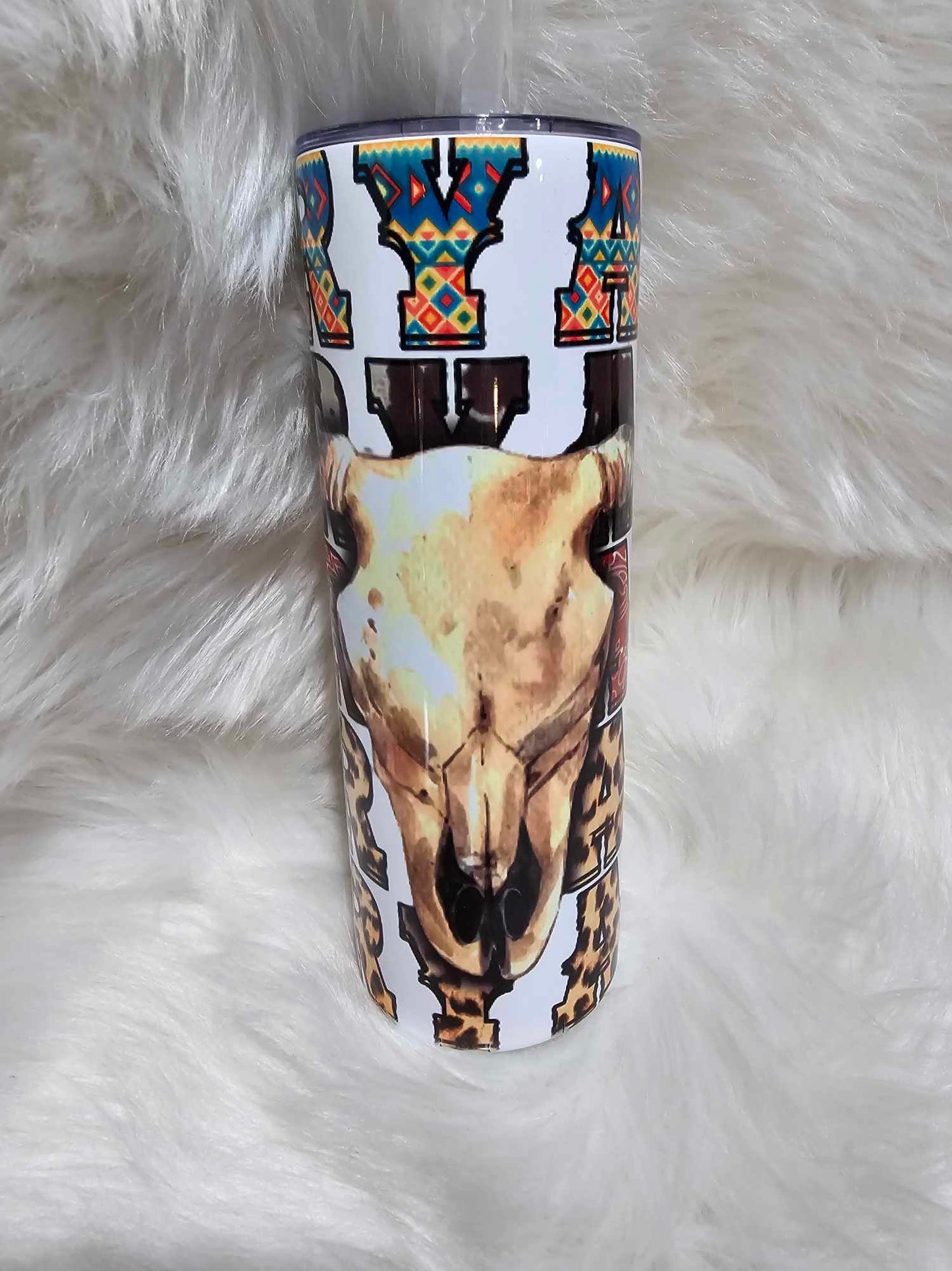 20oz Tumbler-Country Skull Bryan