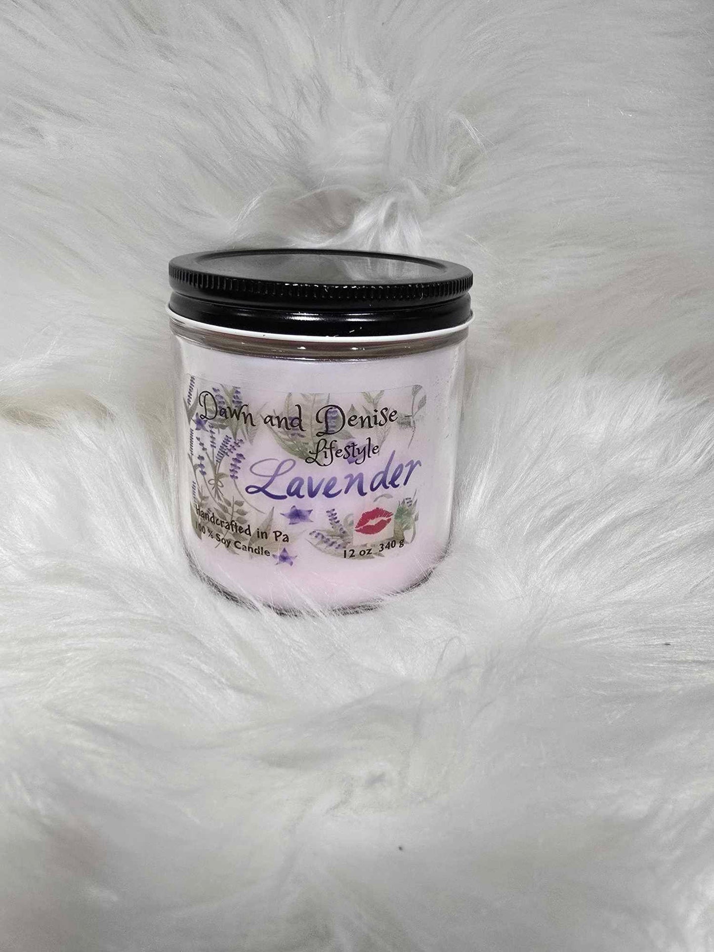 Handmade Candle 16oz-Lavender