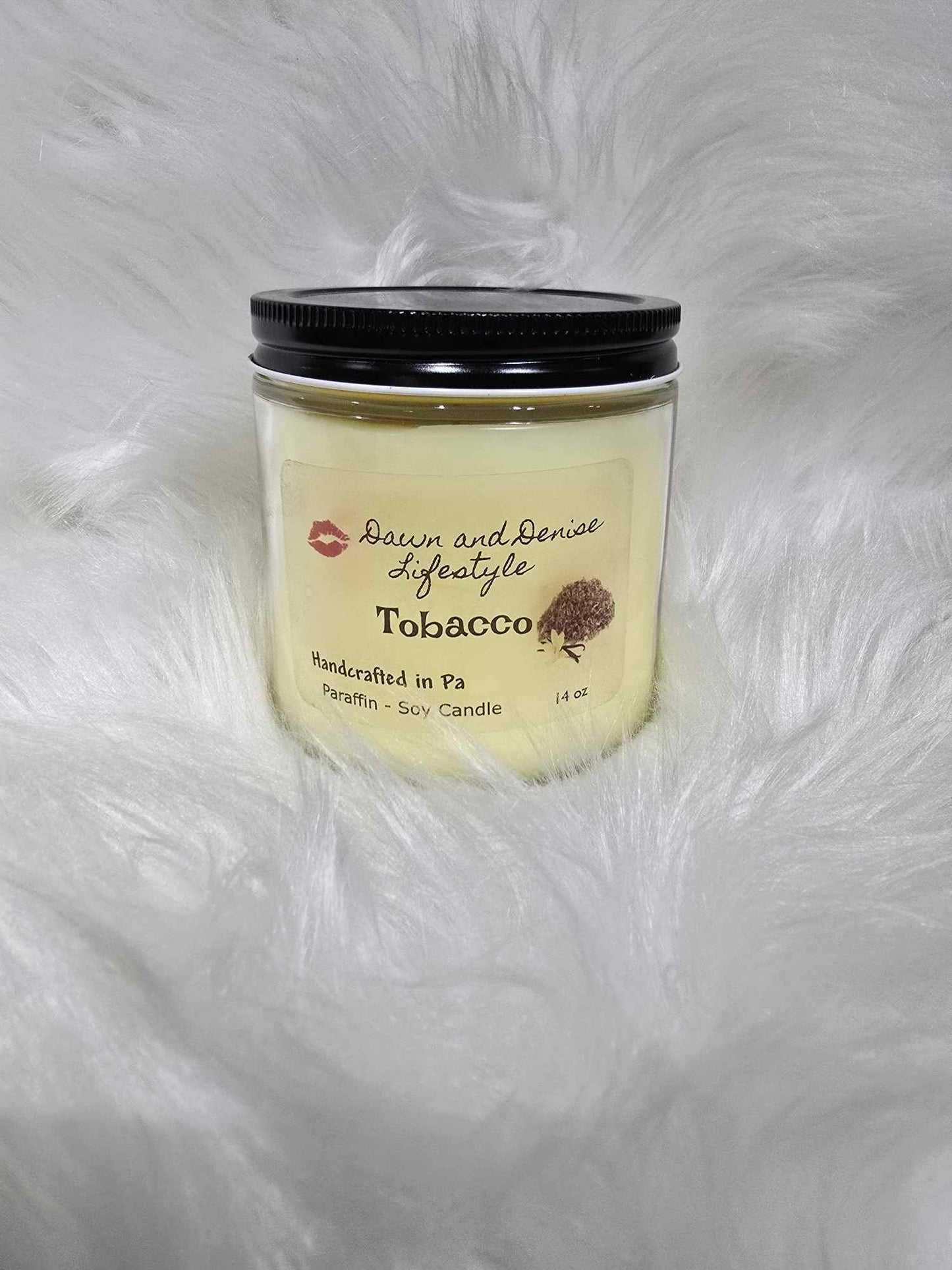 Handmade Candle 16oz-Tobacco