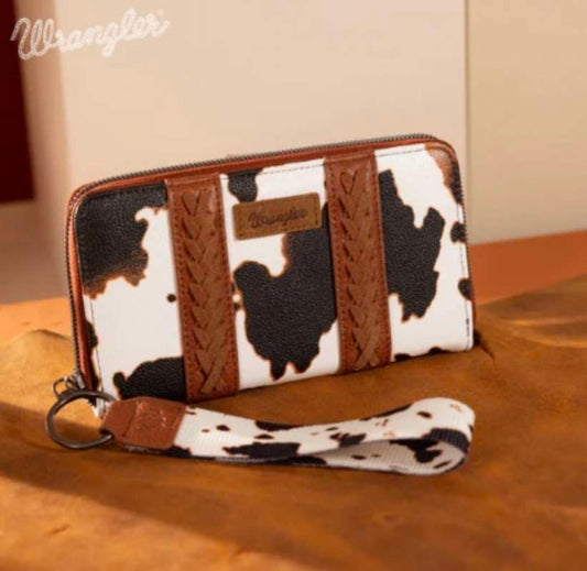 Wrangler Cow Print Wallet