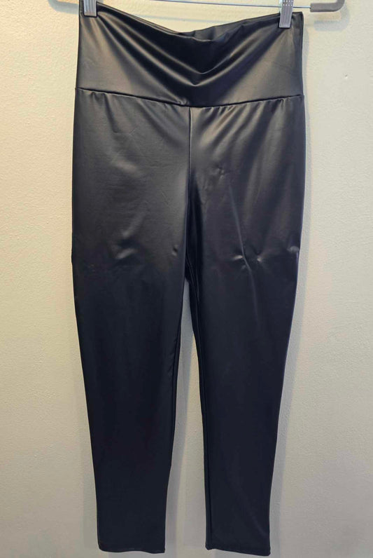 Black Pleather Pants