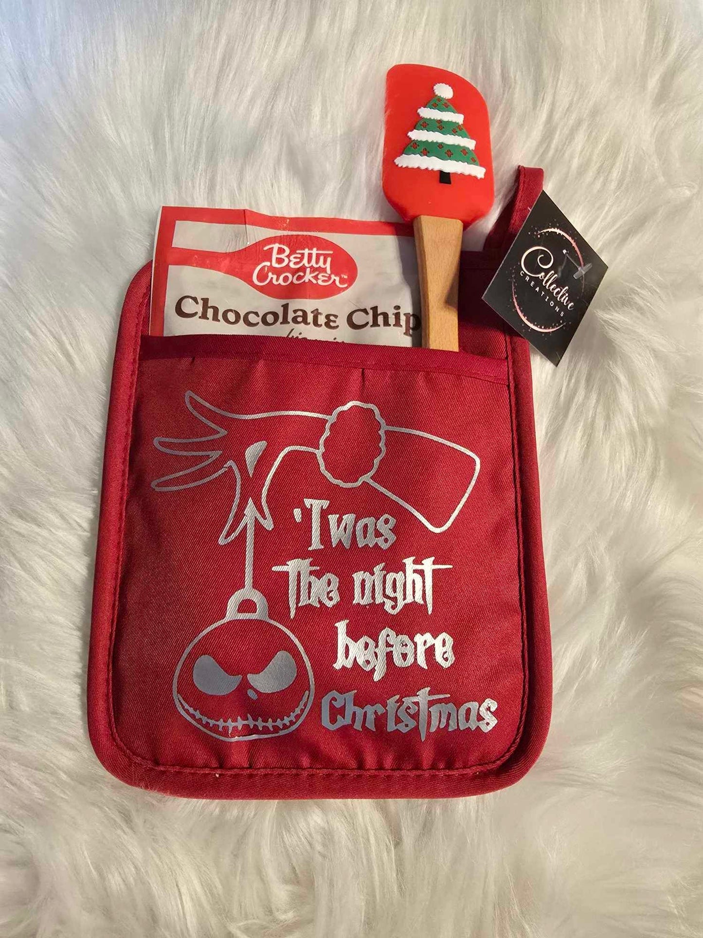 Holiday Oven Mitt-'Twas The Night Before Christmas