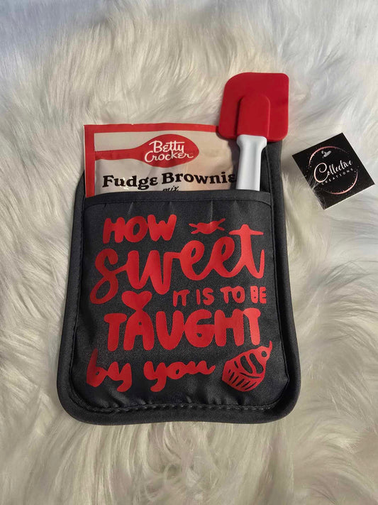 Holiday Oven Mitt-How Sweet It Is