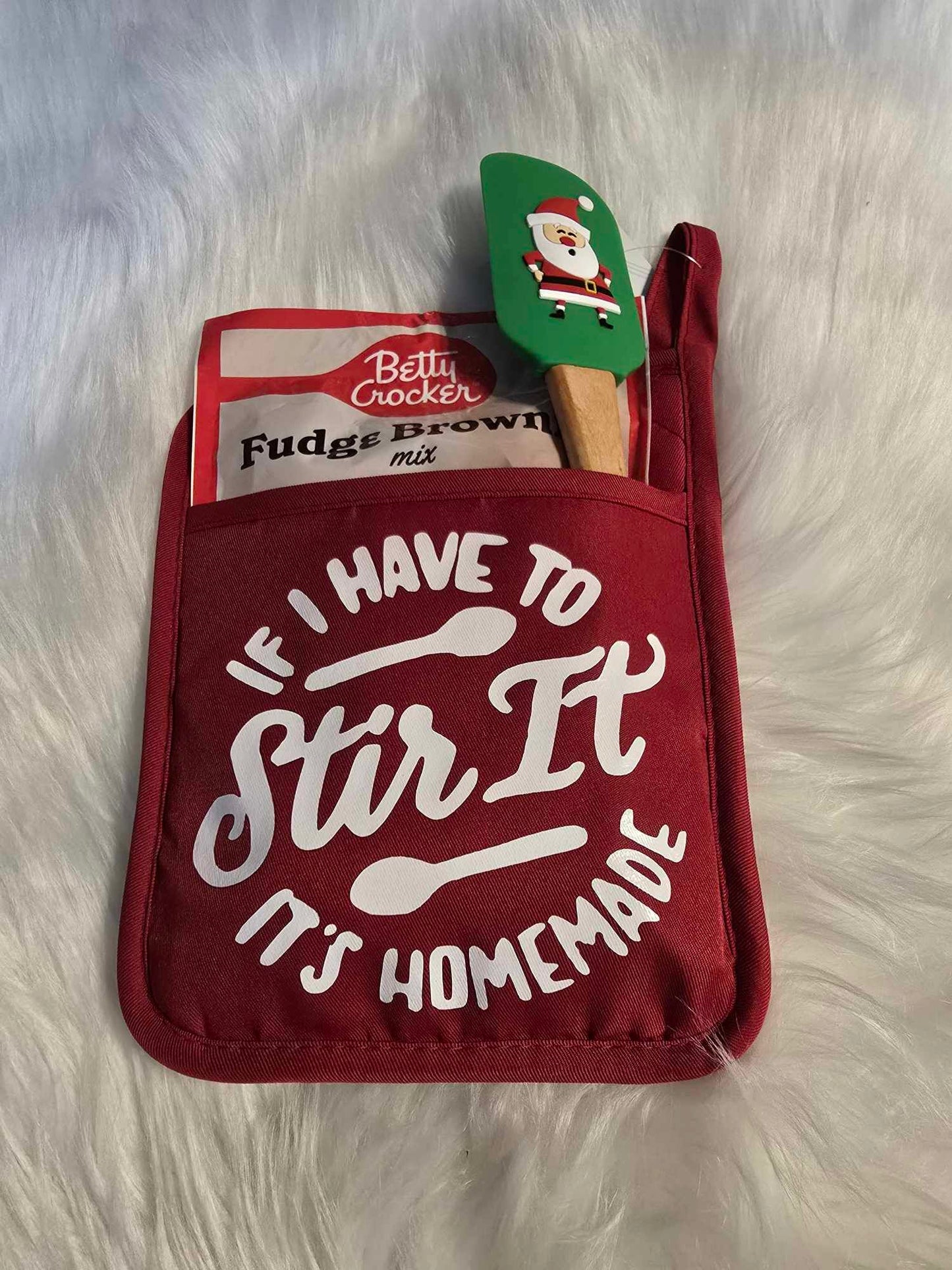 Holiday Oven Mitt-If I Have To Stir It