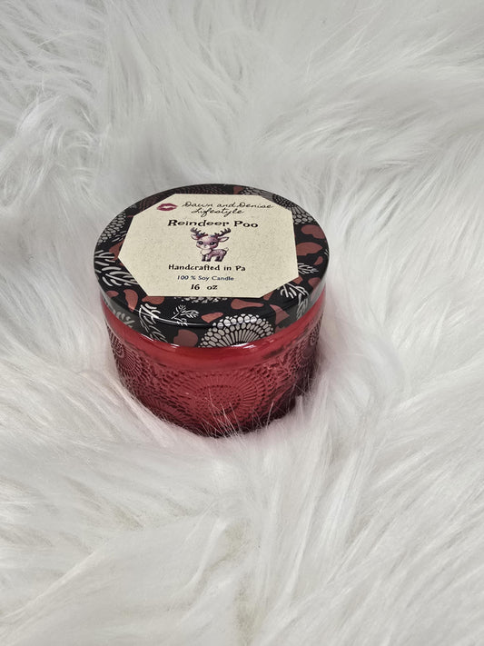 Handmade Candle 4oz-Reindeer Poo