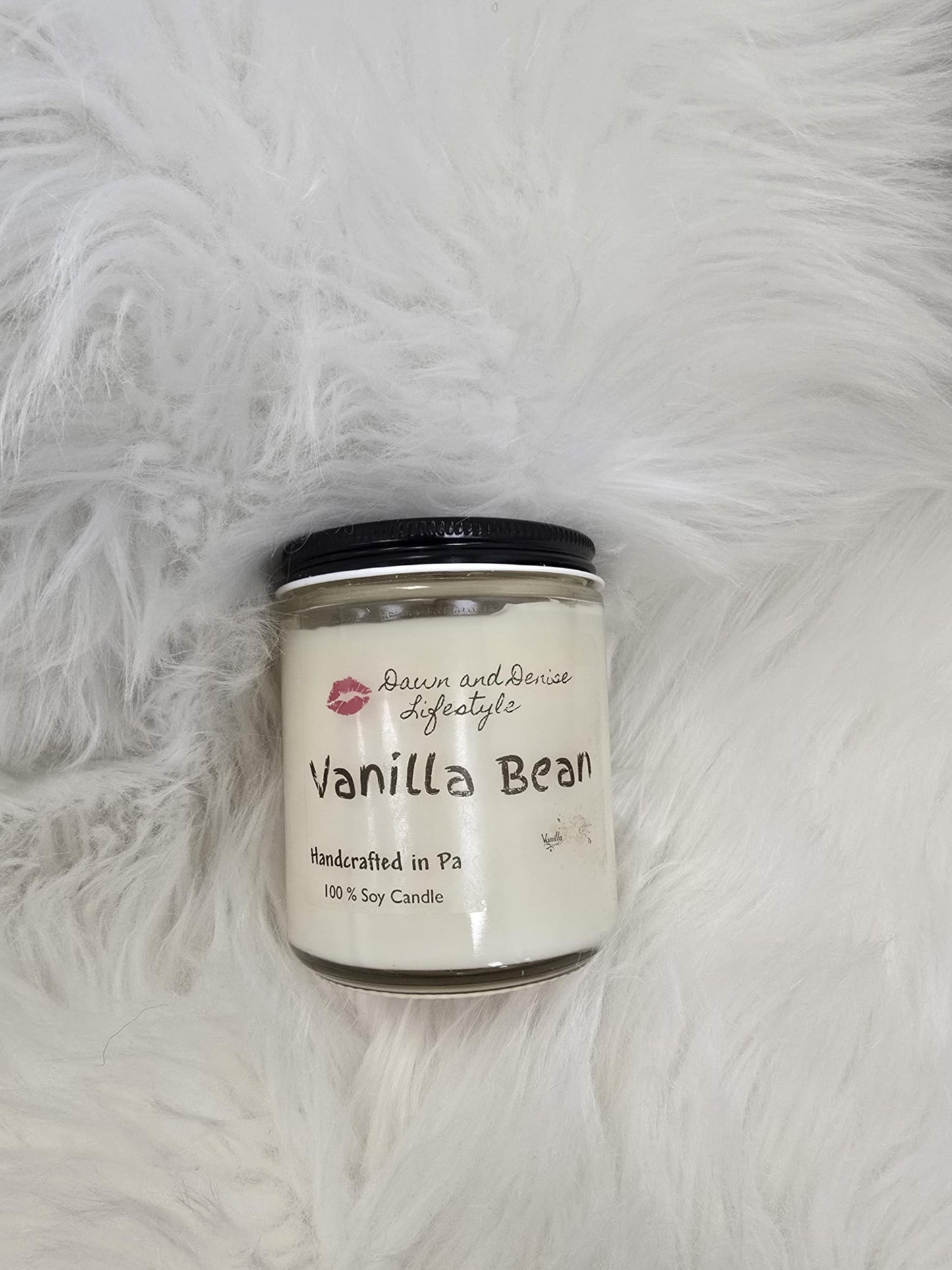 Handmade Candle 8oz-Vanilla Bean