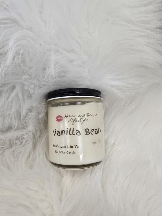 Handmade Candle 8oz-Vanilla Bean