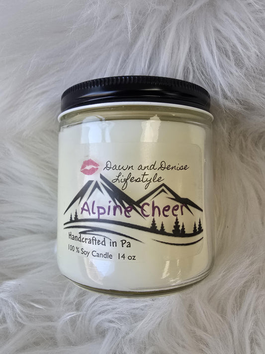 Handmade Candle 16oz-Alpine Cheer